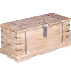 vidaXL Kistor & Koffertar>Förvaringskista akaciaträ