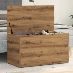 vidaXL Kistor & Koffertar>Förvaringskista artisan ek 84x42x46 cm konstruerat trä