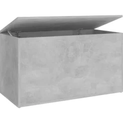 vidaXL Kistor & Koffertar>Förvaringskista betonggrå 84x42x46 cm konstruerat trä