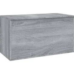 vidaXL Kistor & Koffertar>Förvaringskista grå sonoma 84x42x46 cm konstruerat trä
