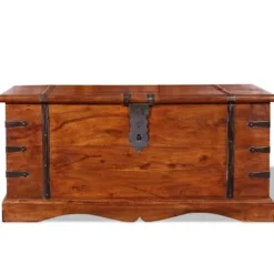 vidaXL Kistor & Koffertar>Förvaringskista i massivt trä