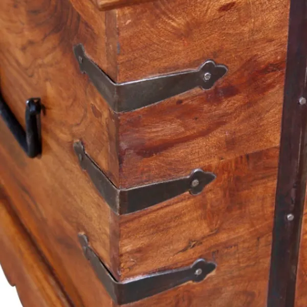 vidaXL Kistor & Koffertar>Förvaringskista i massivt trä