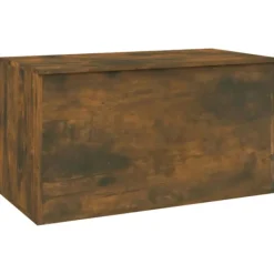 vidaXL Kistor & Koffertar>Förvaringskista rökfärgad ek 84x42x46 cm konstruerat trä