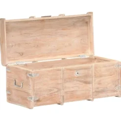 vidaXL Kistor & Koffertar>Förvaringskista 90x40x40 cm massivt akaciaträ