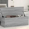 vidaXL Kistor & Koffertar>Förvaringslåda grå sonoma 102x35x35 cm konstruerat trä
