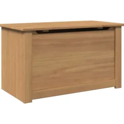 vidaXL Kistor & Koffertar>Förvaringslåda med lock Panama 79x42x46 cm massiv furu