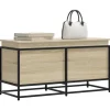 vidaXL Kistor & Koffertar>Förvaringslåda med lock sonoma-ek 100x40x51,5cm konstruerat trä