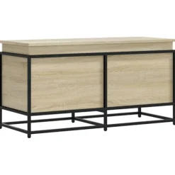 vidaXL Kistor & Koffertar>Förvaringslåda med lock sonoma-ek 100x40x51,5cm konstruerat trä