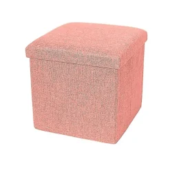 Sittpuffar>Förvaringslåda med stark bärighet, hopfällbar tyg, mångsidig förvaringsfåtölj, kubformad sittplats för hemmet Qinhai 38cm