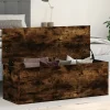 vidaXL Kistor & Koffertar>Förvaringslåda rökfärgad ek 102x35x35 cm konstruerat trä