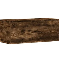 vidaXL Kistor & Koffertar>Förvaringslåda rökfärgad ek 90x35x35 cm konstruerat trä