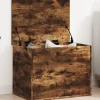 vidaXL Kistor & Koffertar>Förvaringslåda rökfärgad ek 60x42x46 cm konstruerat trä