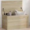 vidaXL Kistor & Koffertar>Förvaringslåda sonoma-ek 60x35x35 cm konstruerat trä