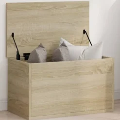 vidaXL Kistor & Koffertar>Förvaringslåda sonoma-ek 60x35x35 cm konstruerat trä