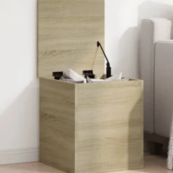 vidaXL Kistor & Koffertar>Förvaringslåda sonoma-ek 40x42x46 cm konstruerat trä