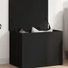 vidaXL Kistor & Koffertar>Förvaringslåda svart 60x42x46 cm konstruerat trä