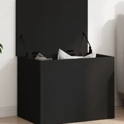vidaXL Kistor & Koffertar>Förvaringslåda svart 60x42x46 cm konstruerat trä