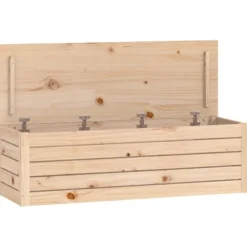 vidaXL Kistor & Koffertar>Förvaringslåda 109x36,5x33 cm massiv furu