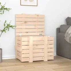 vidaXL Kistor & Koffertar>Förvaringslåda 58x40,5x42 cm massiv furu