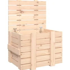 vidaXL Kistor & Koffertar>Förvaringslåda 58x40,5x42 cm massiv furu