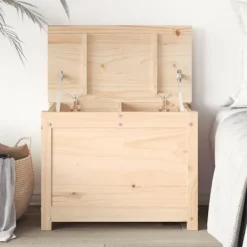 vidaXL Kistor & Koffertar>Förvaringslåda 60x32x45,5 cm massiv furu