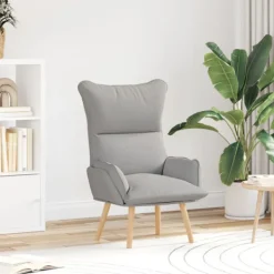 vidaXL Fåtöljer>fåtölj Moln Grå 69 x 74 x 93 cm Tyg och plywood