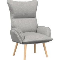 vidaXL Fåtöljer>fåtölj Moln Grå 69 x 74 x 93 cm Tyg och plywood