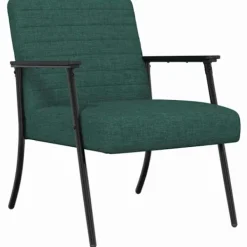 vidaXL Fåtöljer>fåtölj Mörkgrön 59 x 75 x 78 cm tyg