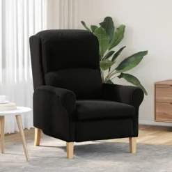 vidaXL Fåtöljer>fåtölj Svart 76 x 94 x 102 cm Sharpa tyg