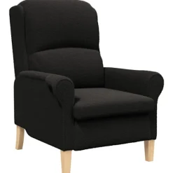 vidaXL Fåtöljer>fåtölj Svart 76 x 94 x 102 cm Sharpa tyg