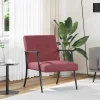 vidaXL Fåtöljer>fåtölj Vinröd 59 x 75 x 78 cm tyg