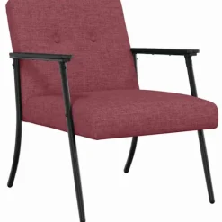 vidaXL Fåtöljer>fåtölj Vinröd 59 x 75 x 78 cm tyg