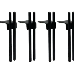 Småbord>Fyra halkfria och tysta möbelben, dubbla metallbordsben, soffben, skåpsben