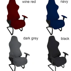 Stolar>Gaming Chair Cover Stol Case MÖRKGRÅ