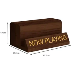 Hyllor>[GKS] Nu Spelar Vinylskivställ Vinylskivhållare Display Träskivor Förvaringsställ För Album S