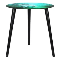 Anne Stokes Småbord>Glas Enhörning Bord - Forest Unicorn