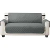 Soffor>Grå Vändbar Soffaöverdrag för 3-Sits Soffa, Soffaöverdrag för Hundar