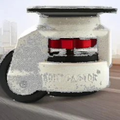 Balkongmöbler>Gummifot 40f Fotnivåjusteringsutrustning Vagn Hjul 60kg Lastkapacitet Möbelnivellering R