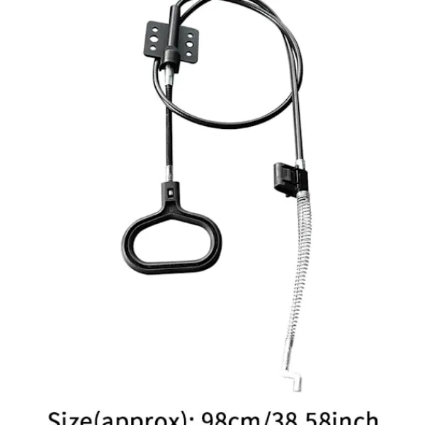Fåtöljer>Handtag Recliner Dragkabel Fjäder, Recliner Ersättningsdelar Soffa Pålitlig Släpp Dragkablar D-Ring Handtag (Svart/2 st)