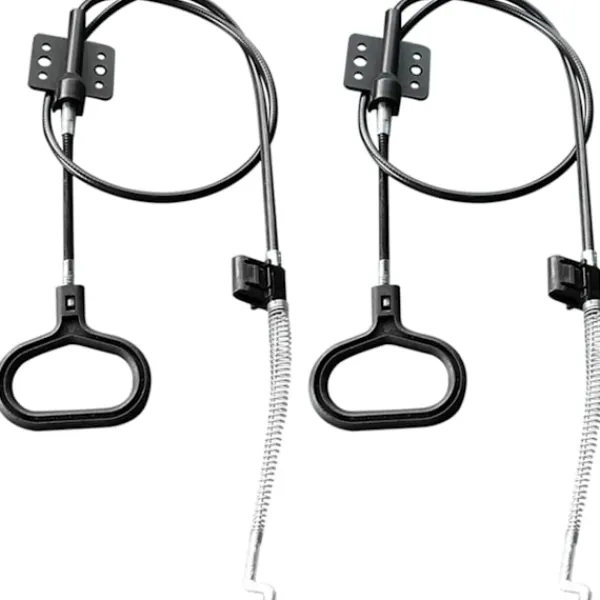 Fåtöljer>Handtag Recliner Dragkabel Fjäder, Recliner Ersättningsdelar Soffa Pålitlig Släpp Dragkablar D-Ring Handtag(Svart/2 st)