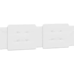 vidaXL Soffor>Headboard Cushion "Zadar" White 183 cm Faux Leather
