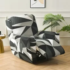 Fåtöljer>Helt inslagen elastisk sofföverdrag, lutande sofföverdrag, sofföverdrag, tjockare sofföverdrag, tygfunktion, enkelsofföverdrag