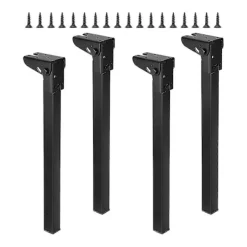 Het rea Balkongmöbler>Hett erbjudande till lågt pris! 4 Stycken Fällbara Bordsben Hopfällbara Bordsben Mångsidiga Portabla Stabila för Sängbord Bänk Datorbordstillbehör k-Glad Height 40cm | Fyndiq