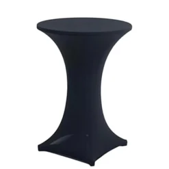 Småbord>Hög Fot Bar Överdrag Stretch Rund Duk För Hotell Bröllopsfest Bordsduk