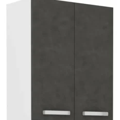 Skåp>Högskåp med gångjärnsdörrar - Matt - L 60 cm x D 31,6 x H 72 cm - LASSEN