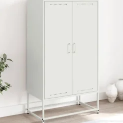 vidaXL Skåp>Högskåp rosa 68,5x38,5x123,5 cm ståls