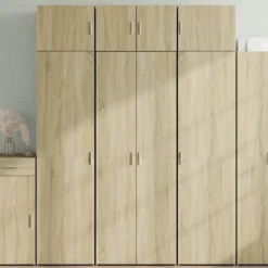 vidaXL Skåp>Högskåp sonoma-ek 70x42,5x185 cm konstruerat trä