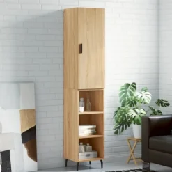 vidaXL Skåp>Högskåp sonoma-ek34,5x34x180 cm konstruerat trä