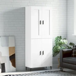 vidaXL Skåp>Högskåp vit 69,5x34x180 cm konstruerat trä