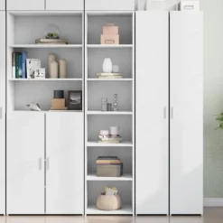 vidaXL Skåp>Högskåp vit 45x41x185 cm konstruerat trä